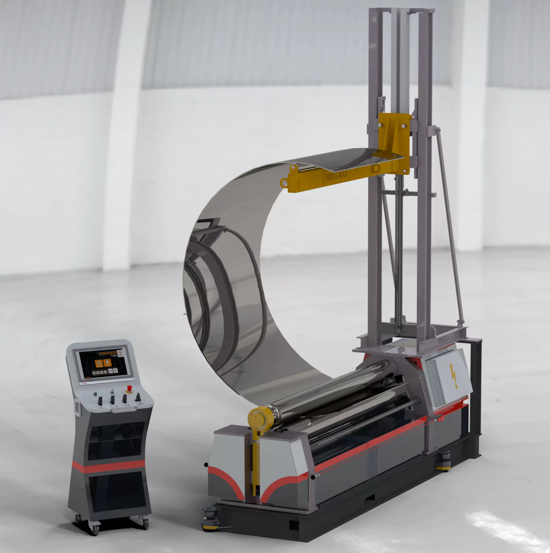 jib crane for industrial bending machine